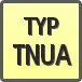 Piktogram - Typ: TNUA